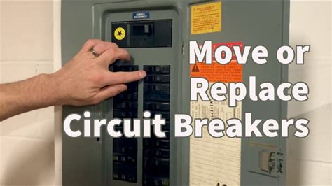 how to move an electric breaker box|how to replace circuit breakers.